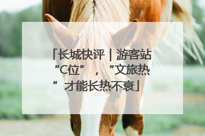 长城快评｜游客站“C位”，“文旅热”才能长热不衰