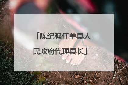 陈纪强任单县人民政府代理县长