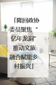 隆回政协委员聚焦“亿年龙洞” 推动文旅融合赋能乡村振兴