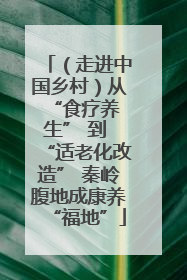 （走进中国乡村）从 “食疗养生” 到 “适老化改造” 秦岭腹地成康养“福地”