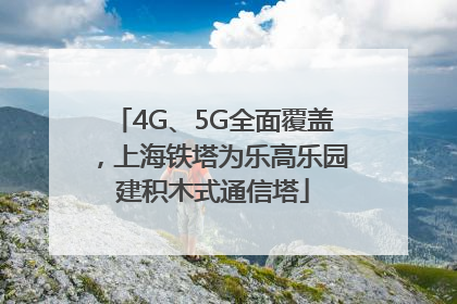 4G、5G全面覆盖，上海铁塔为乐高乐园建积木式通信塔