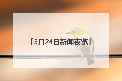 5月24日新闻夜览