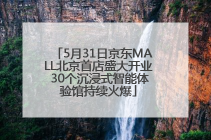 5月31日京东MALL北京首店盛大开业 30个沉浸式智能体验馆持续火爆
