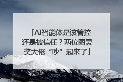 AI智能体是该管控还是被信任？两位图灵奖大佬“吵”起来了