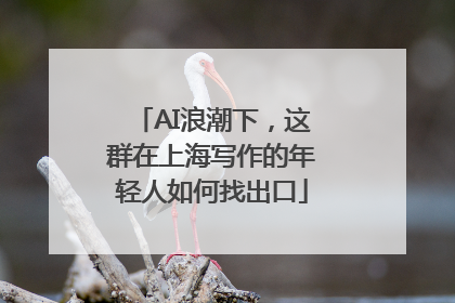 AI浪潮下，这群在上海写作的年轻人如何找出口